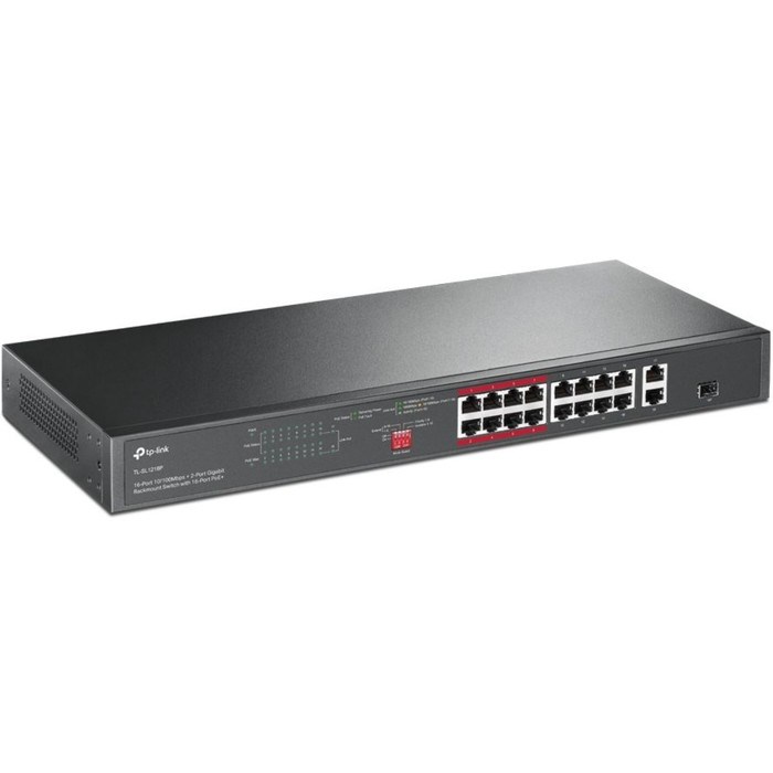 Коммутатор TP-Link TL-SL1218P, неуправляемый, 16x10/100BASE-TX - фото 51378707 Коммутатор TP-Link TL-SL1218P, неуправляемый, 16x10/100BASE-TX - фото 51378707