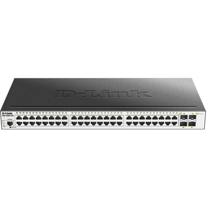 Коммутатор D-Link DGS-3000-52X DGS-3000-52X/B, управляемый, 48x10/100/1000BASE-T - фото 51378741 Коммутатор D-Link DGS-3000-52X DGS-3000-52X/B, управляемый, 48x10/100/1000BASE-T - фото 51378741