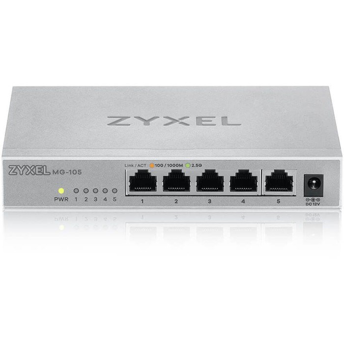 Коммутатор Zyxel MG-105-ZZ0101F, неуправляемый, 5х10/100/1000BASE-T - фото 51378755 Коммутатор Zyxel MG-105-ZZ0101F, неуправляемый, 5х10/100/1000BASE-T - фото 51378755