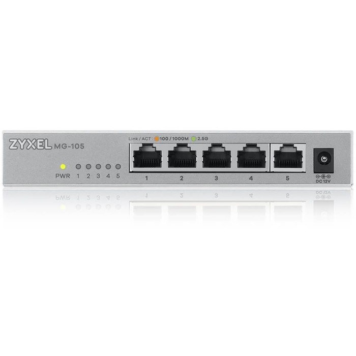 Коммутатор Zyxel MG-105-ZZ0101F, неуправляемый, 5х10/100/1000BASE-T - фото 51378756 Коммутатор Zyxel MG-105-ZZ0101F, неуправляемый, 5х10/100/1000BASE-T - фото 51378756