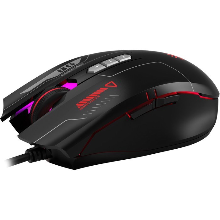 Мышь A4Tech Bloody ES7, оптическая, проводная, 6000dpi, USB, чёрный - фото 51378830 Мышь A4Tech Bloody ES7, оптическая, проводная, 6000dpi, USB, чёрный - фото 51378830