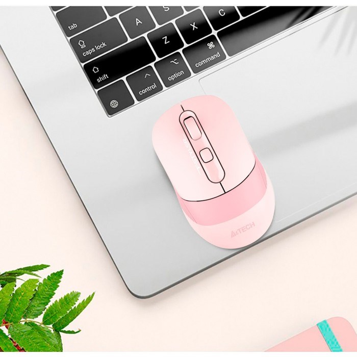 Мышь A4Tech Fstyler FB10C, оптическая, беспроводная, 2400dpi, USB, розовая - фото 51378849 Мышь A4Tech Fstyler FB10C, оптическая, беспроводная, 2400dpi, USB, розовая - фото 51378849