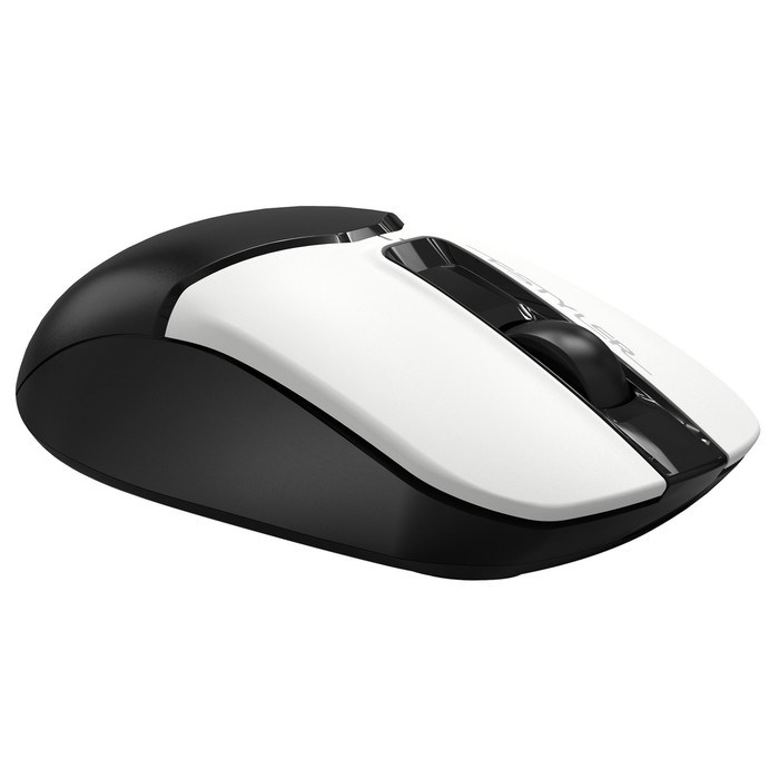 Мышь A4Tech Fstyler FB12, оптическая, беспроводная, 1200dpi, USB, белый/чёрный - фото 51378862 Мышь A4Tech Fstyler FB12, оптическая, беспроводная, 1200dpi, USB, белый/чёрный - фото 51378862