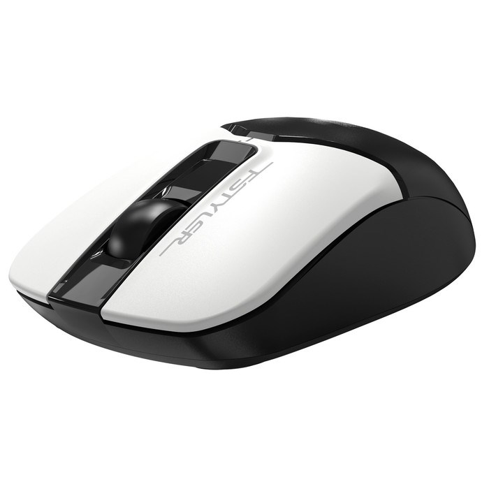 Мышь A4Tech Fstyler FB12, оптическая, беспроводная, 1200dpi, USB, белый/чёрный - фото 51378863 Мышь A4Tech Fstyler FB12, оптическая, беспроводная, 1200dpi, USB, белый/чёрный - фото 51378863