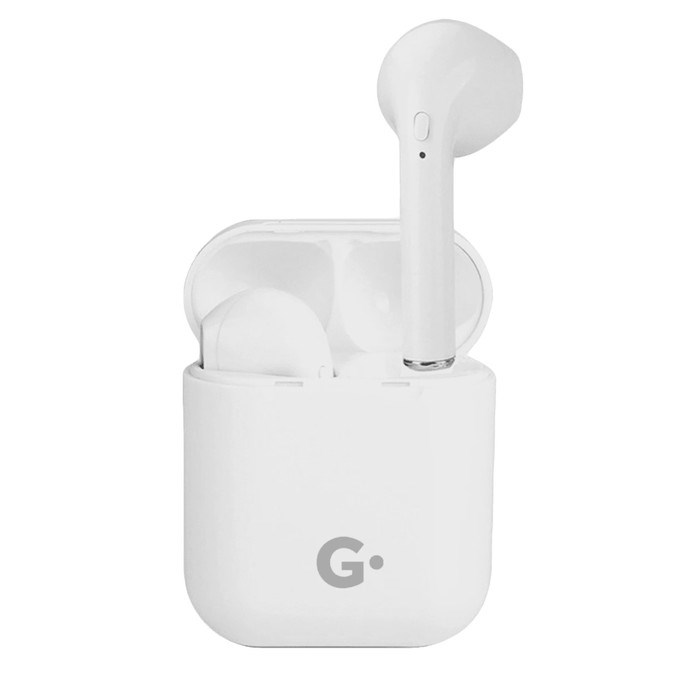 Наушники Geozon G-Base G-S04WHT, беспроводные, микрофон, 35/300 мАч, IPX4, белые - фото 51378971 Наушники Geozon G-Base G-S04WHT, беспроводные, микрофон, 35/300 мАч, IPX4, белые - фото 51378971