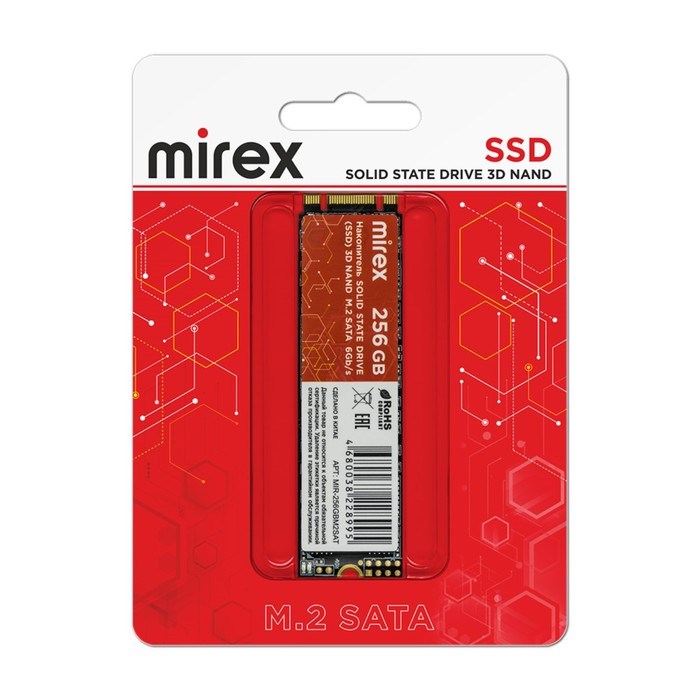 Накопитель SSD Mirex, SATA, 256 Гб, М2 - фото 51379030 Накопитель SSD Mirex, SATA, 256 Гб, М2 - фото 51379030