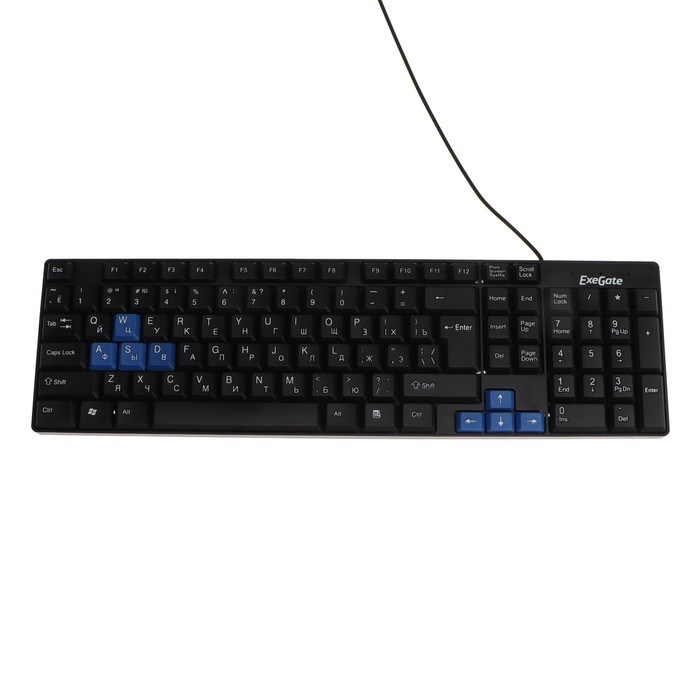 Клавиатура ExeGate Professional LY-402N, проводная, мембранная, 102 клавиши, USB, чёрная - фото 51379100 Клавиатура ExeGate Professional LY-402N, проводная, мембранная, 102 клавиши, USB, чёрная - фото 51379100