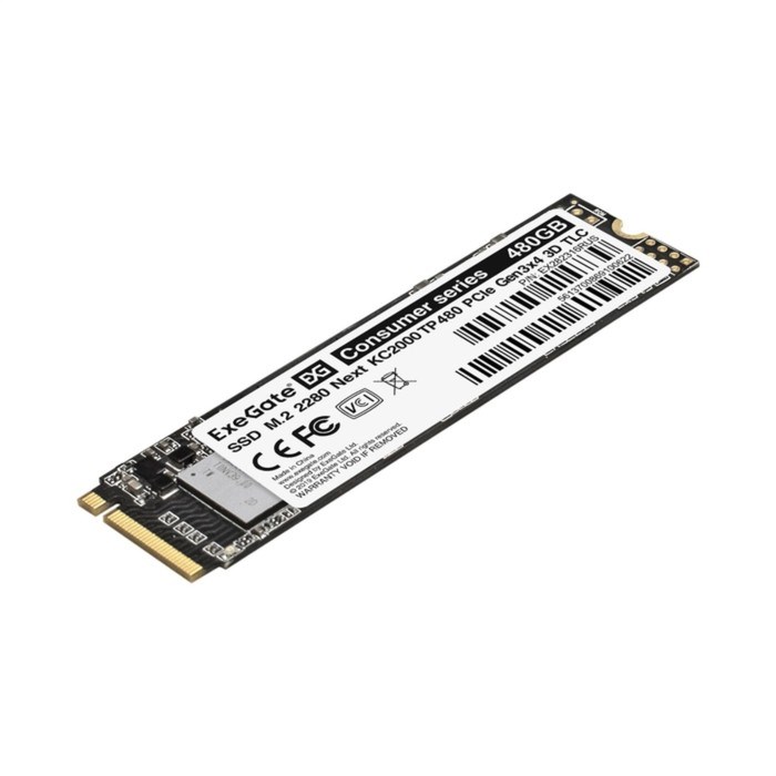 Накопитель SSD ExeGate Next KC2000TP480, 480 Гб, PCI-E x4, M2 - фото 51379120 Накопитель SSD ExeGate Next KC2000TP480, 480 Гб, PCI-E x4, M2 - фото 51379120