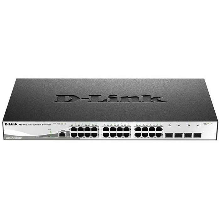 Коммутатор D-Link DGS-1210-28X/ME/B, управляемый, 24х10/100/1000BASE-T - фото 51379168 Коммутатор D-Link DGS-1210-28X/ME/B, управляемый, 24х10/100/1000BASE-T - фото 51379168