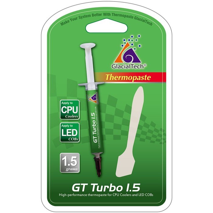 Термопаста Glacialtech GT Turbo 1.5, шприц 1,5 гр - фото 51379452 Термопаста Glacialtech GT Turbo 1.5, шприц 1,5 гр - фото 51379452