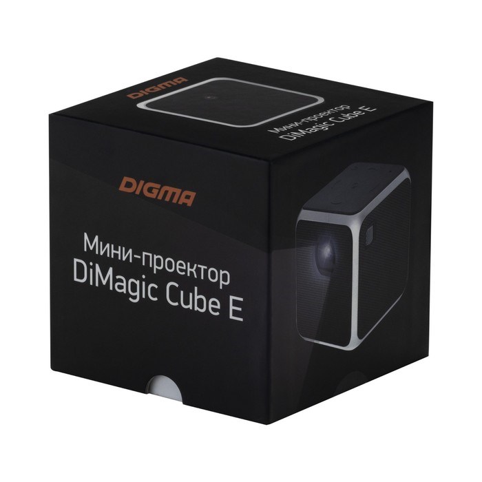 Мини-кинотеатр Digma DiMagic Cube E (DM004), проектор, чёрный/белый - фото 51379491 Мини-кинотеатр Digma DiMagic Cube E (DM004), проектор, чёрный/белый - фото 51379491