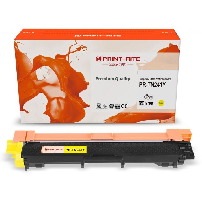 Картридж лазерный Print-Rite TFB686YPU1J TN-241Y для Brother HL-3170CDW (1400k), жёлтый - фото 51379607 Картридж лазерный Print-Rite TFB686YPU1J TN-241Y для Brother HL-3170CDW (1400k), жёлтый - фото 51379607