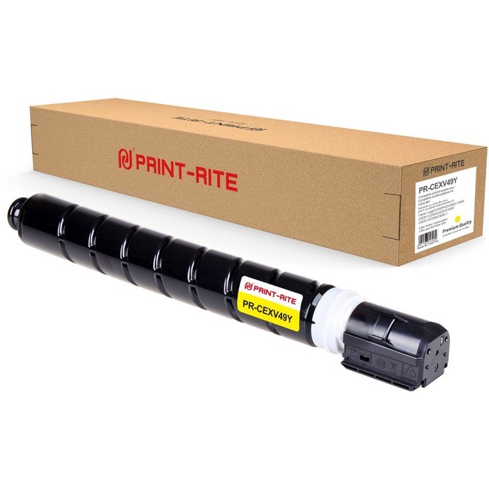 Картридж лазерный Print-Rite TFC877YPRJ PR-CEXV49Y YELLOW C-EXV49Y Yellow (19000k), жёлтый - фото 51379716 Картридж лазерный Print-Rite TFC877YPRJ PR-CEXV49Y YELLOW C-EXV49Y Yellow (19000k), жёлтый - фото 51379716