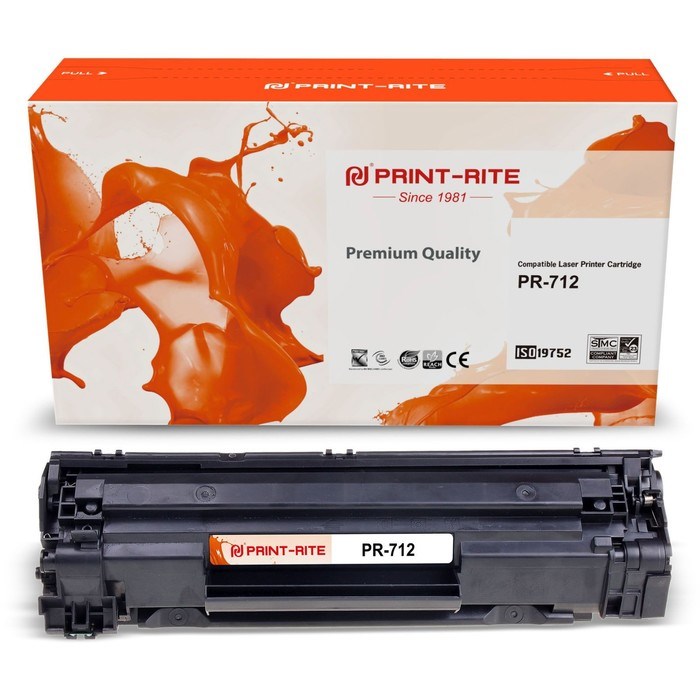 Картридж лазерный Print-Rite TFH919BPU1J PR-712 712 для Canon LBP-3010/3020 (1500k), чёрный 950641 - фото 51379771 Картридж лазерный Print-Rite TFH919BPU1J PR-712 712 для Canon LBP-3010/3020 (1500k), чёрный 950641 - фото 51379771