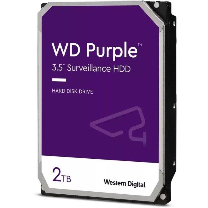 Жёсткий диск WD WD22PURZ Surveillance Purple, 2 Тб, SATA-III, 3.5" - фото 51379789 Жёсткий диск WD WD22PURZ Surveillance Purple, 2 Тб, SATA-III, 3.5" - фото 51379789