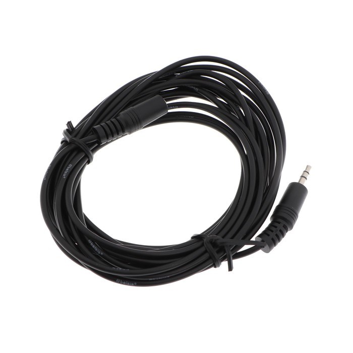 Кабель-удлинитель аудио Belsis BL1034, Jack 3.5 мм(m)-Jack 3.5 мм(f), 5 м, черный - фото 51379832 Кабель-удлинитель аудио Belsis BL1034, Jack 3.5 мм(m)-Jack 3.5 мм(f), 5 м, черный - фото 51379832