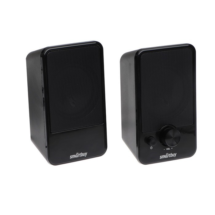Компьютерные колонки 2.0 SmartBuy W30, 6 Вт, USB, чёрные - фото 51379856 Компьютерные колонки 2.0 SmartBuy W30, 6 Вт, USB, чёрные - фото 51379856