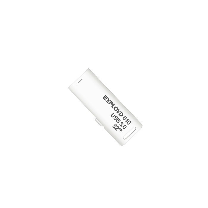 Флешка Exployd 610, 32 Гб, USB3.0, чт до 70 Мб/с, зап до 20 Мб/с, белая - фото 51380007 Флешка Exployd 610, 32 Гб, USB3.0, чт до 70 Мб/с, зап до 20 Мб/с, белая - фото 51380007
