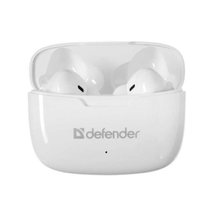 Наушники Defender Twins 903, TWS, вакуумные, микрофон, сенсор, 250 мАч, белые - фото 51380288 Наушники Defender Twins 903, TWS, вакуумные, микрофон, сенсор, 250 мАч, белые - фото 51380288