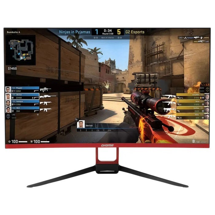 Монитор Digma DM-MONG2710, 27", VA, 1920x1080, 165Гц, 5 мс, HDMI, DP, чёрный - фото 51380522 Монитор Digma DM-MONG2710, 27", VA, 1920x1080, 165Гц, 5 мс, HDMI, DP, чёрный - фото 51380522