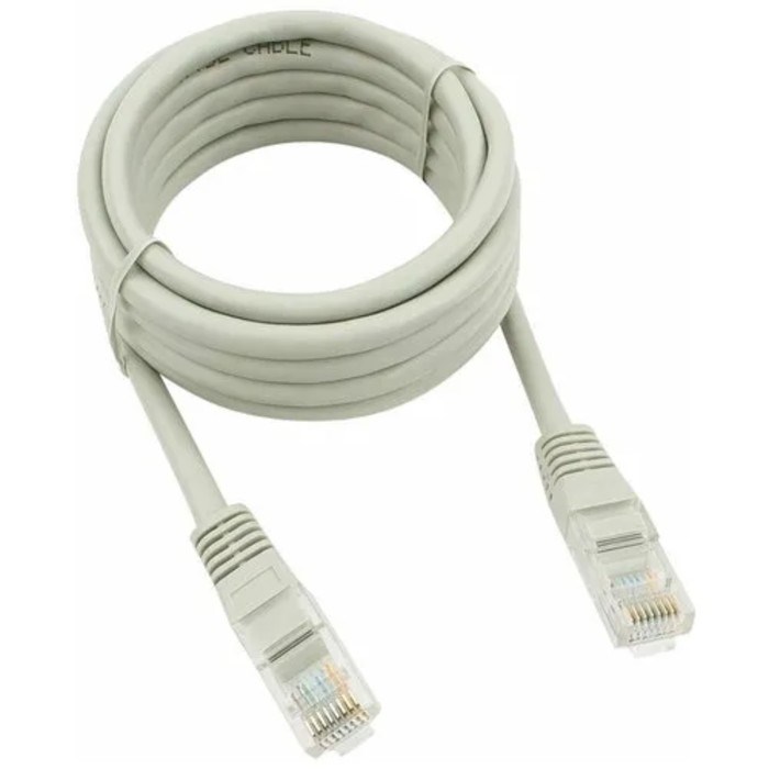 Патч-корд Гарнизон PC-UTP-5e-3, UTP 5е кат., RJ-45(m)-RJ-45(m), 3 м, серый - фото 51380650 Патч-корд Гарнизон PC-UTP-5e-3, UTP 5е кат., RJ-45(m)-RJ-45(m), 3 м, серый - фото 51380650