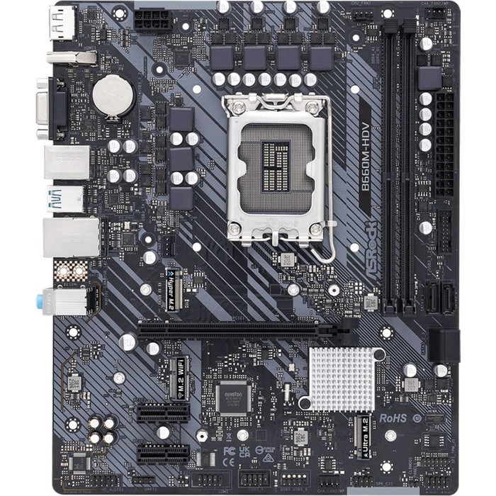 Материнская плата Asrock B660M-HDV, LGA1700, B660, 2хDDR4, VGA, HDMI, DP, mATX - фото 51381088 Материнская плата Asrock B660M-HDV, LGA1700, B660, 2хDDR4, VGA, HDMI, DP, mATX - фото 51381088