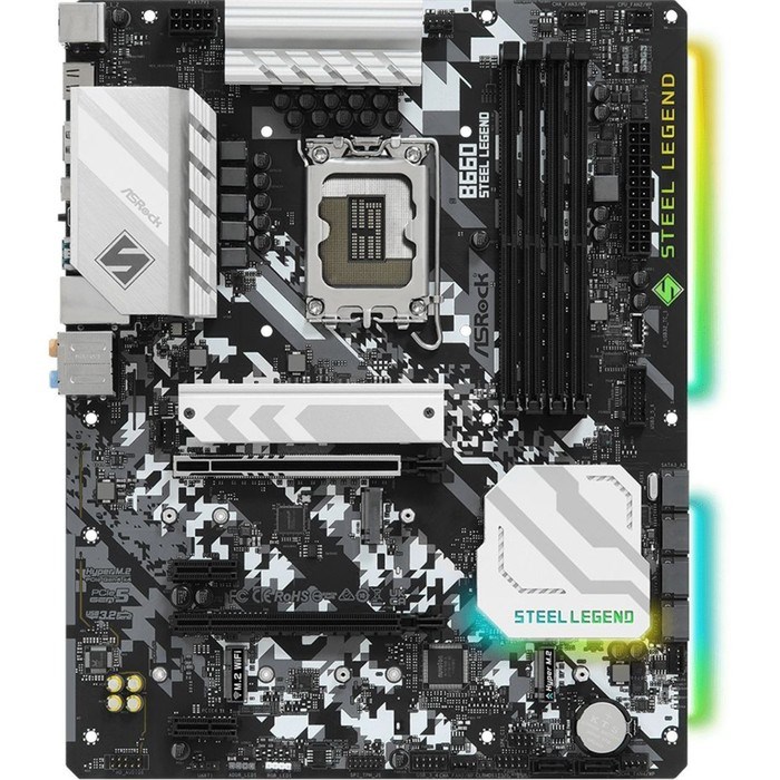 Материнская плата Asrock B660 STEEL LEGEND, LGA1700, B660, 4хDDR4, HDMI, DP, ATX - фото 51381098 Материнская плата Asrock B660 STEEL LEGEND, LGA1700, B660, 4хDDR4, HDMI, DP, ATX - фото 51381098