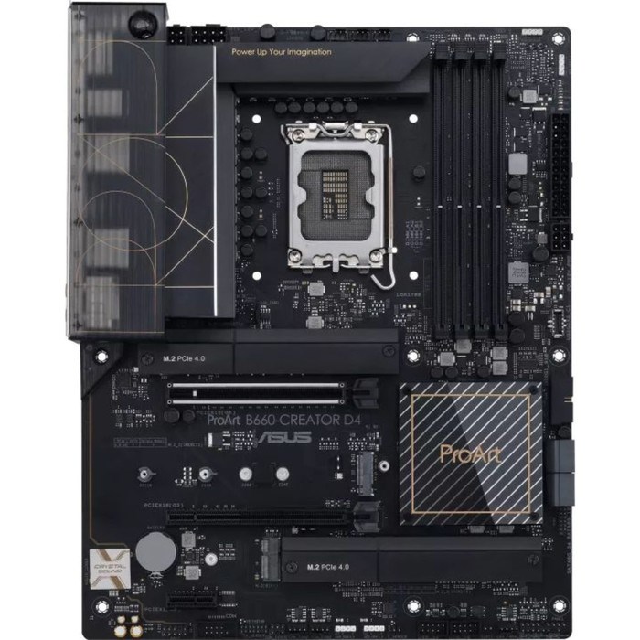 Материнская плата Asus PROART B660-CREATOR D4, LGA1700, B660, 4хDDR4, HDMI, DP, ATX - фото 51381114 Материнская плата Asus PROART B660-CREATOR D4, LGA1700, B660, 4хDDR4, HDMI, DP, ATX - фото 51381114