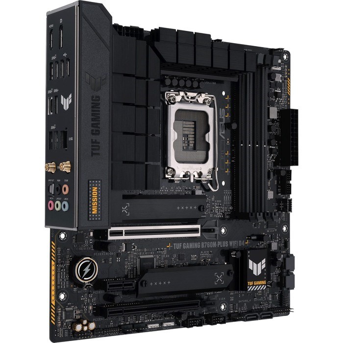 Материнская плата Asus TUF GAMING B760M-PLUS WIFI D4, LGA1700, B760, 4хDDR4, HDMI, DP, mATX 967311 - фото 51381123 Материнская плата Asus TUF GAMING B760M-PLUS WIFI D4, LGA1700, B760, 4хDDR4, HDMI, DP, mATX 967311 - фото 51381123