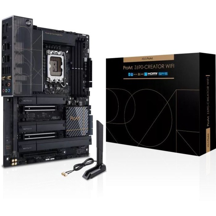 Материнская плата Asus PROART Z690-CREATOR WIFI, LGA1700, Z690, 4хDDR5, HDMI, DP, ATX - фото 51381154 Материнская плата Asus PROART Z690-CREATOR WIFI, LGA1700, Z690, 4хDDR5, HDMI, DP, ATX - фото 51381154
