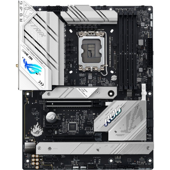 Материнская плата Asus ROG STRIX B760-A GAMING WIFI D4, LGA1700, B760, 4хDDR4, HDMI, DP, ATX 96731 - фото 51381162 Материнская плата Asus ROG STRIX B760-A GAMING WIFI D4, LGA1700, B760, 4хDDR4, HDMI, DP, ATX 96731 - фото 51381162