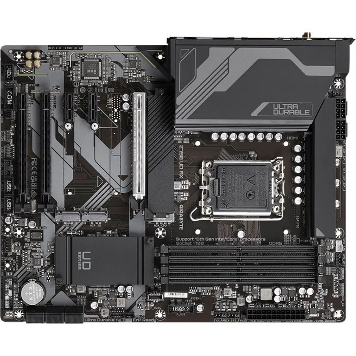 Материнская плата Gigabyte Z790 UD AX, LGA1700, Z790, 4хDDR5, HDMI, DP, ATX - фото 51381174 Материнская плата Gigabyte Z790 UD AX, LGA1700, Z790, 4хDDR5, HDMI, DP, ATX - фото 51381174