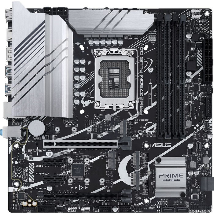Материнская плата Asus PRIME Z790M-PLUS D4, LGA1700, Z790, 4хDDR4, HDMI, DP, mATX - фото 51381177 Материнская плата Asus PRIME Z790M-PLUS D4, LGA1700, Z790, 4хDDR4, HDMI, DP, mATX - фото 51381177