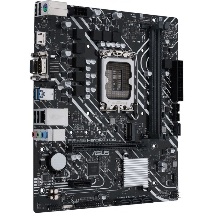 Материнская плата Asus PRIME H610M-D D4, LGA1700, H610, 2хDDR4, HDMI, VGA, mATX - фото 51381181 Материнская плата Asus PRIME H610M-D D4, LGA1700, H610, 2хDDR4, HDMI, VGA, mATX - фото 51381181