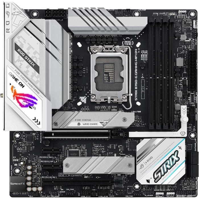Материнская плата Asus ROG STRIX B760-G GAMING WIFI D4, LGA1700, Z790,4хDDR4, HDMI, DP, mATX - фото 51381191 Материнская плата Asus ROG STRIX B760-G GAMING WIFI D4, LGA1700, Z790,4хDDR4, HDMI, DP, mATX - фото 51381191