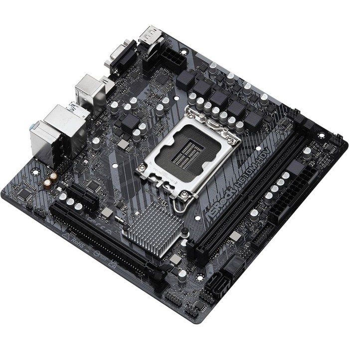 Материнская плата Asrock H610M-HDV, LGA1700, H610, 2хDDR4, HDMI, DP, VGA, mATX - фото 51381199 Материнская плата Asrock H610M-HDV, LGA1700, H610, 2хDDR4, HDMI, DP, VGA, mATX - фото 51381199