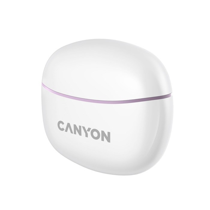 Наушники Canyon TWS-5, вакуумные, микрофон, сенсор, BT 5.3, 40/500 мАч, IP33, фиолетовые - фото 51381269 Наушники Canyon TWS-5, вакуумные, микрофон, сенсор, BT 5.3, 40/500 мАч, IP33, фиолетовые - фото 51381269