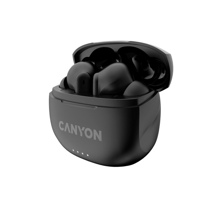 Наушники Canyon TWS-6, вкладыши, микрофон, BT 5.3, 30/400 мАч, черные - фото 51381275 Наушники Canyon TWS-6, вкладыши, микрофон, BT 5.3, 30/400 мАч, черные - фото 51381275