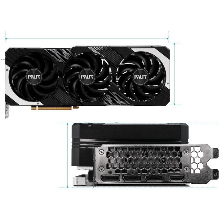 Видеокарта Palit PA-RTX4080 GAMINGPRO OC, GeForce RTX 4080 16 Гб, GDDR6X, HDMI, DP - фото 51381319 Видеокарта Palit PA-RTX4080 GAMINGPRO OC, GeForce RTX 4080 16 Гб, GDDR6X, HDMI, DP - фото 51381319