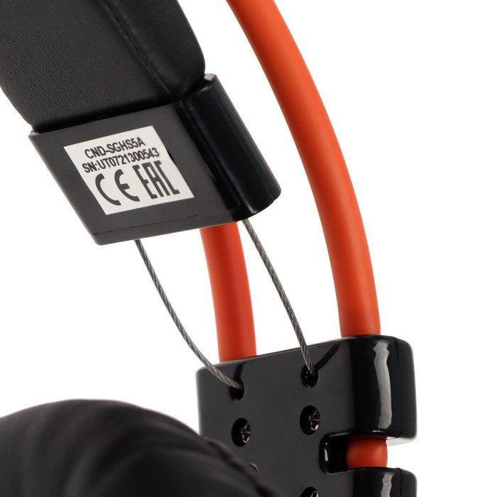 Наушники CANYON Corax GH-5A, игровые, микрофон, 2x3.5 мм + USB, 2м, чёрно-оранжевые - фото 51381443 Наушники CANYON Corax GH-5A, игровые, микрофон, 2x3.5 мм + USB, 2м, чёрно-оранжевые - фото 51381443