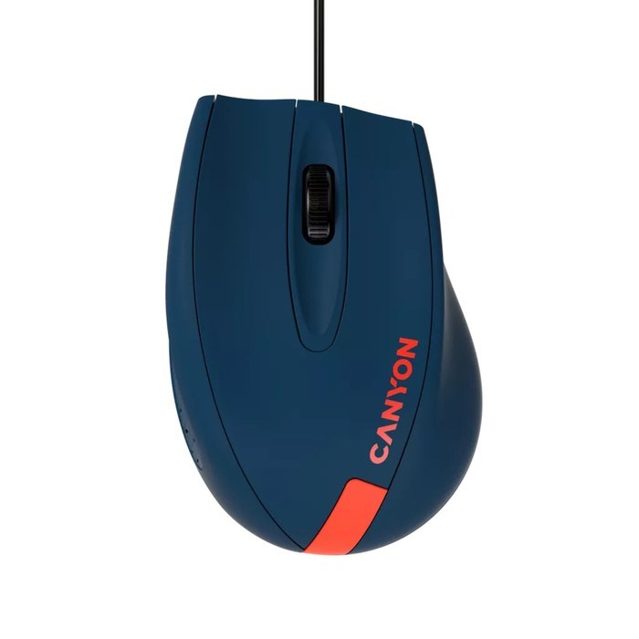 Мышь CANYON M-11, проводная, оптическая, 1000 dpi, USB, 1.5 м, синяя - фото 51381457 Мышь CANYON M-11, проводная, оптическая, 1000 dpi, USB, 1.5 м, синяя - фото 51381457