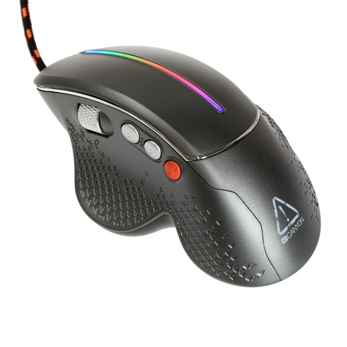Мышь CANYON Apstar GM-12, игровая, проводная, оптическая, 6400 dpi, USB, 1.65 м, черная - фото 51381468 Мышь CANYON Apstar GM-12, игровая, проводная, оптическая, 6400 dpi, USB, 1.65 м, черная - фото 51381468