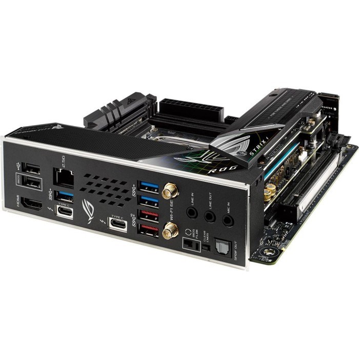 Материнская плата Asus ROG STRIX Z690-I GAMING WIFI, LGA1700, Z690, 2хDDR5, HDMI, mini-ITX - фото 51381568 Материнская плата Asus ROG STRIX Z690-I GAMING WIFI, LGA1700, Z690, 2хDDR5, HDMI, mini-ITX - фото 51381568
