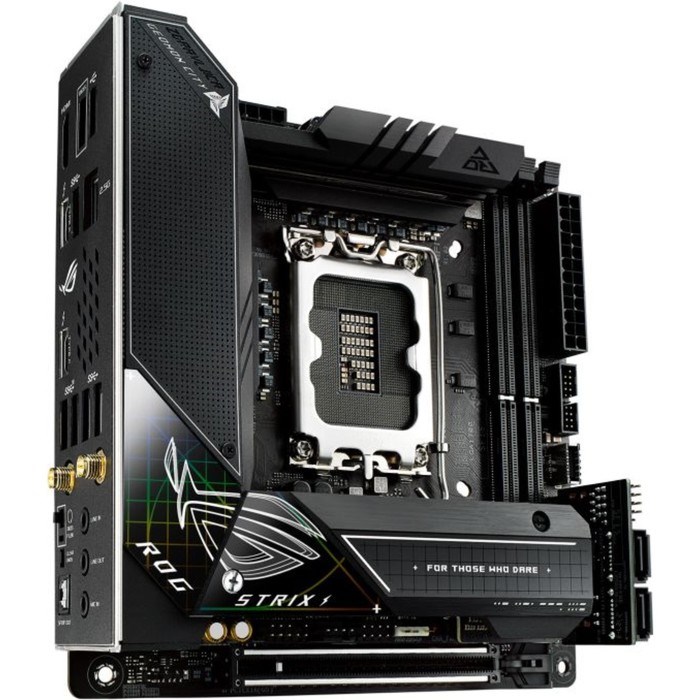 Материнская плата Asus ROG STRIX Z690-I GAMING WIFI, LGA1700, Z690, 2хDDR5, HDMI, mini-ITX - фото 51381571 Материнская плата Asus ROG STRIX Z690-I GAMING WIFI, LGA1700, Z690, 2хDDR5, HDMI, mini-ITX - фото 51381571