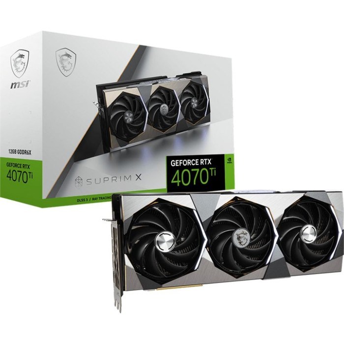 Видеокарта MSI, Ti SUPRIM X 12G, GeForce RTX 4070TI 12 Гб, GDDR6X, HDMI, DP - фото 51381596 Видеокарта MSI, Ti SUPRIM X 12G, GeForce RTX 4070TI 12 Гб, GDDR6X, HDMI, DP - фото 51381596