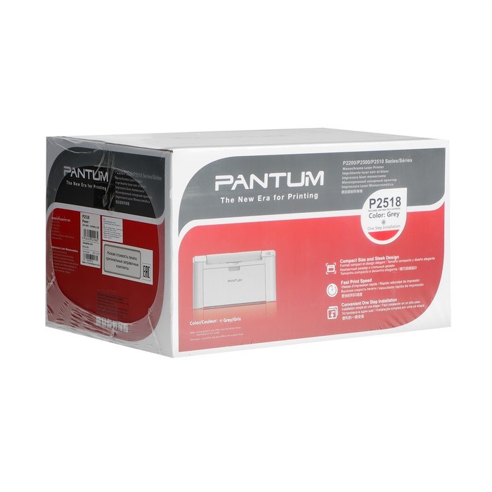 Принтер лазерный ч/б Pantum P2518, 600x600 dpi, USB, А4, серый - фото 51381635 Принтер лазерный ч/б Pantum P2518, 600x600 dpi, USB, А4, серый - фото 51381635