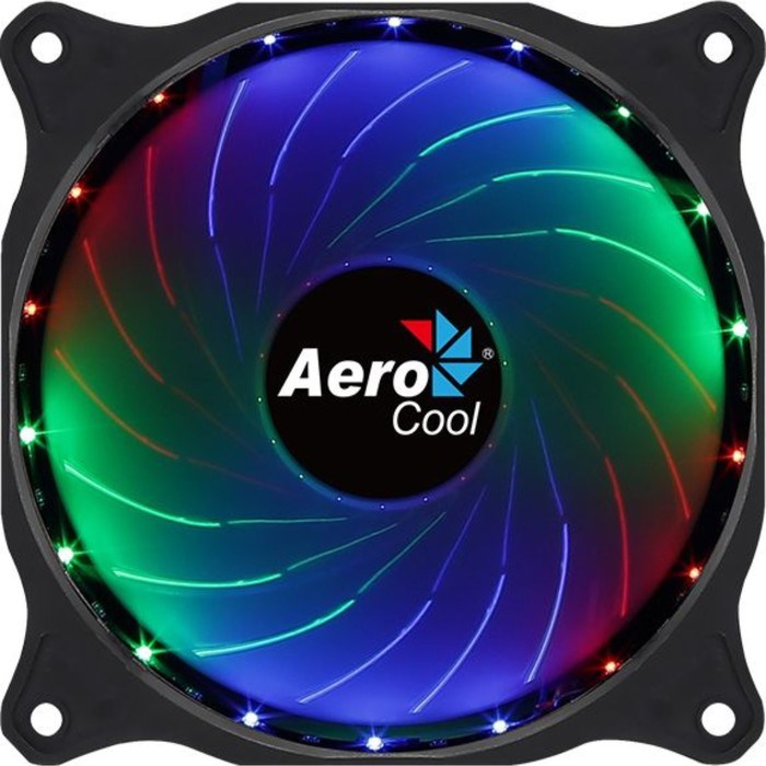 Вентилятор Aerocool Cosmo 12, 120x120 мм, 4-pin Molex, 24dB, 160 гр, LED, Ret - фото 51381712 Вентилятор Aerocool Cosmo 12, 120x120 мм, 4-pin Molex, 24dB, 160 гр, LED, Ret - фото 51381712