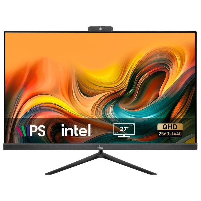 Моноблок IRU Office 27IH5P2K, 27", i5 11400, 8 Гб, SSD 256 Гб, UHDG 730, Dos, чёрный - фото 51381858 Моноблок IRU Office 27IH5P2K, 27", i5 11400, 8 Гб, SSD 256 Гб, UHDG 730, Dos, чёрный - фото 51381858