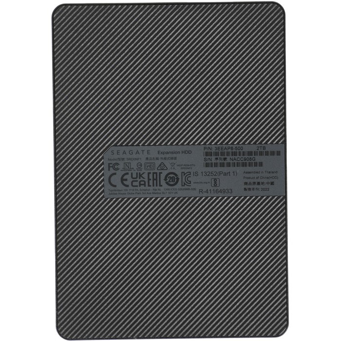 Внешний жесткий диск Seagate STKM2000400 Expansion Portable, 2 Тб, USB 3.0, 2.5", чёрный - фото 51382586 Внешний жесткий диск Seagate STKM2000400 Expansion Portable, 2 Тб, USB 3.0, 2.5", чёрный - фото 51382586