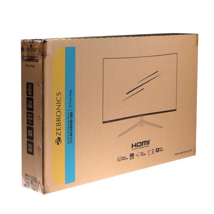 Монитор ZEBRONICS A32, 32", IPS, 1920x1080, 75Гц, 8 мс, VGA, HDMI, черный - фото 51382732 Монитор ZEBRONICS A32, 32", IPS, 1920x1080, 75Гц, 8 мс, VGA, HDMI, черный - фото 51382732